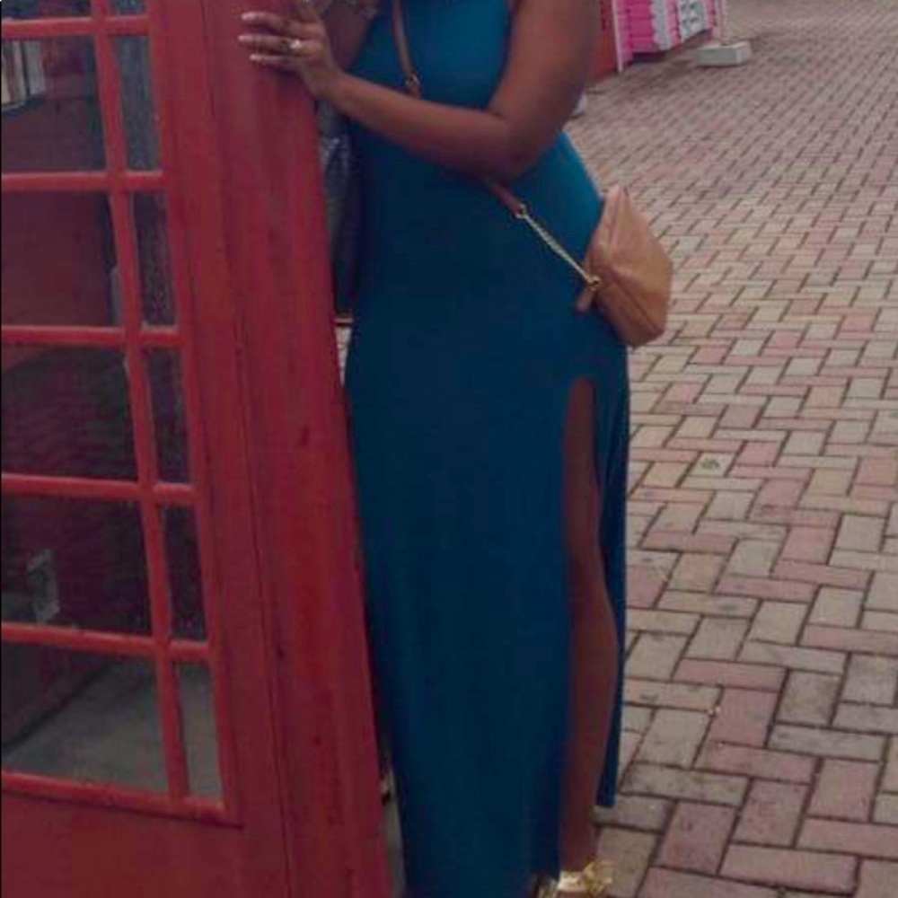 Double Split Maxi Dress